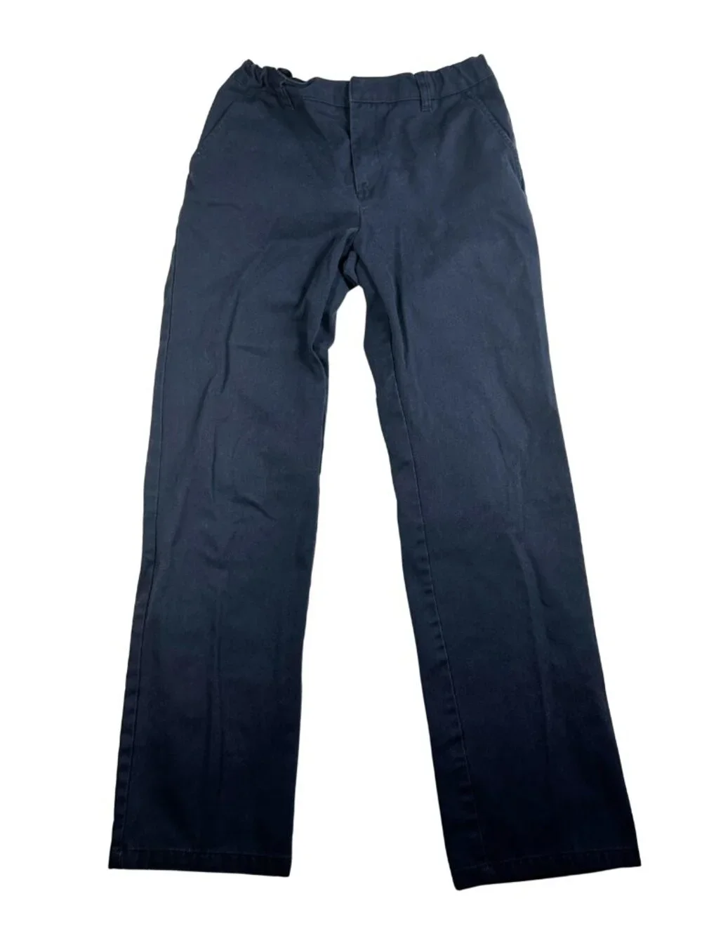 French Toast Flat‎ Front Pants Boys Size 18 Dark Navy Blue, Pre-Owned